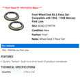 thumbnail image 2 of Front Wheel Seal Kit 2 Piece Set - Compatible with 1966 - 1968 Mercury Park Lane 1967, 2 of 2