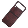 thumbnail image 1 of Mobile Phone Case, Scratch Resistant Comfortable Hand Feeling Folding Screen Mobile Phone Case Buffer  For Phone Dark Brown, 1 of 8