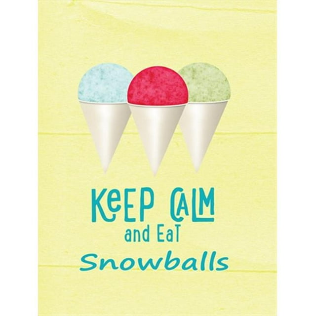 Carolines Treasures SB3109GF Keep Calm And Eat Snowballs Flag Garden Size