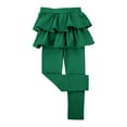 thumbnail image 4 of Besolor Girls Leggings with Skirts Ruffled Skirt Pants Kids Casual School Uniform Stretchy Warm Tights Fall Clothes, 4 of 9