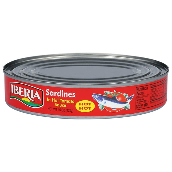 Iberia Hot Hot Sardines in Hot Tomato Sauce, 15 oz