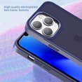 thumbnail image 3 of iPhone 12 Case, iPhone 12 Pro Case, Shockproof Smooth Grip Slim Phone Case for Apple iPhone 12 / 12 Pro, Navy, 3 of 7