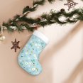 thumbnail image 7 of Yiaed Bee Flower Print Christmas Stockings, Christmas Stockings Hanging Ornaments, Christmas Stockings for Family Christmas Holiday Decorations, 7 of 7