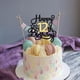 thumbnail image 4 of Topper para pastel Ephlyn Feliz 12.º cumpleaños negro y dorado 22 cm, 4 of 7