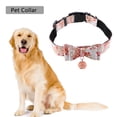 thumbnail image 1 of Collar de perro grande, flores suaves impresas perro collar de perro pequeño collar de mascota tecnología de vanguardia, 1 of 8