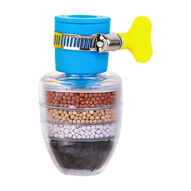 Water Filter Faucet Kitchen PP with Lock Spiral Spout for Tap Filtration System