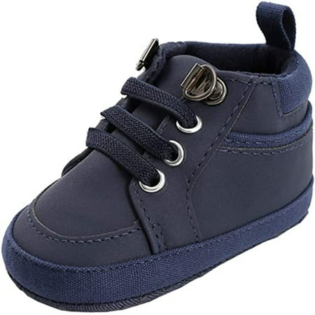 

Mioliknya Toddler Infant Soft Sole Sneaker High Upper Anti-slip Crib Shoes