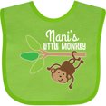 thumbnail image 3 of Inktastic Nani Little Monkey Grandchild Boys or Girls Baby Bib, 3 of 4