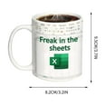 thumbnail image 2 of White Ceramic Coffee Mug, Large Breakfast Tea Water Cup, Home & Office Use, Funny Gift for Friends, 2 of 5