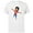 White, variant on Bob’s Burgers Linda Belcher Hug - Short Sleeve Cotton T-Shirt for Adults - Customized-Black