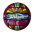 thumbnail image 2 of (6 pack) Wilson Graffiti Outdoor Volleyball, Official Size, 2 of 8
