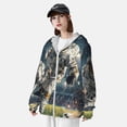 thumbnail image 3 of Lsque Astronaut Soccer Field UPF 50+ Lightweight Sun Protection Men's Women's Long Sleeve Shirt, Hoodie Performance -XX-Large, 3 of 9