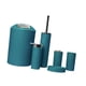 thumbnail image 5 of Juego de accesorios de baño de 6 piezas con diseño moderno: jabonera, escobilla de inodoro y jabón. Verde oscuro, 5 of 9