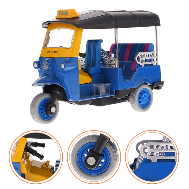 VERDANVERSE Tricycle à Rétrofriction Thaïlande Modèle Dessin Animé Plastique Bleu 1ensemble