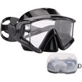 thumbnail image 4 of Máscara de buceo, máscara de esnórquel de natación antiniebla, adecuada para adultos, gafas de buceo, natación y esnórquel, máscaras Rojo Verde, 4 of 5