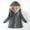 Grey, variant on Noarlalf Womens Winter Coats, Winter Jackets for Women, Women's Long Down Jacket Plus Size Down Jacket Cotton Jacket Lightweight Down Jacket with Hooded Winter Jacket Winter Coats for Women Black L