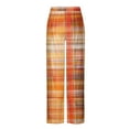 thumbnail image 4 of Pantalones de pijama largos de poliéster para hombre, informales, holgados, con estampado de vendaje y cuadros deportivos., 4 of 4