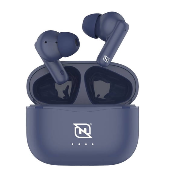 Audífonos Bluetooth Necnon NTWS-103 TWS 5hrs Duración Azul