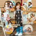 thumbnail image 6 of Dog Breeds Kids Aprons for Girls and Boys,Adjustable Neck Strap Toddler Aprons for Kids Cooking Baking, 6 of 7