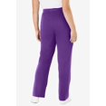 thumbnail image 2 of Woman Within Plus Size Tall Sport Knit Straight-Leg Pull-On Pants, 2 of 6