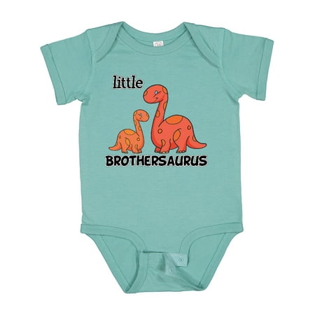 

Inktastic Little Brothersaurus Gift Baby Boy Bodysuit