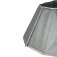 thumbnail image 3 of Northlight 27" Shiny Silver Fabric Hexagonal Christmas Tree Collar, 3 of 6