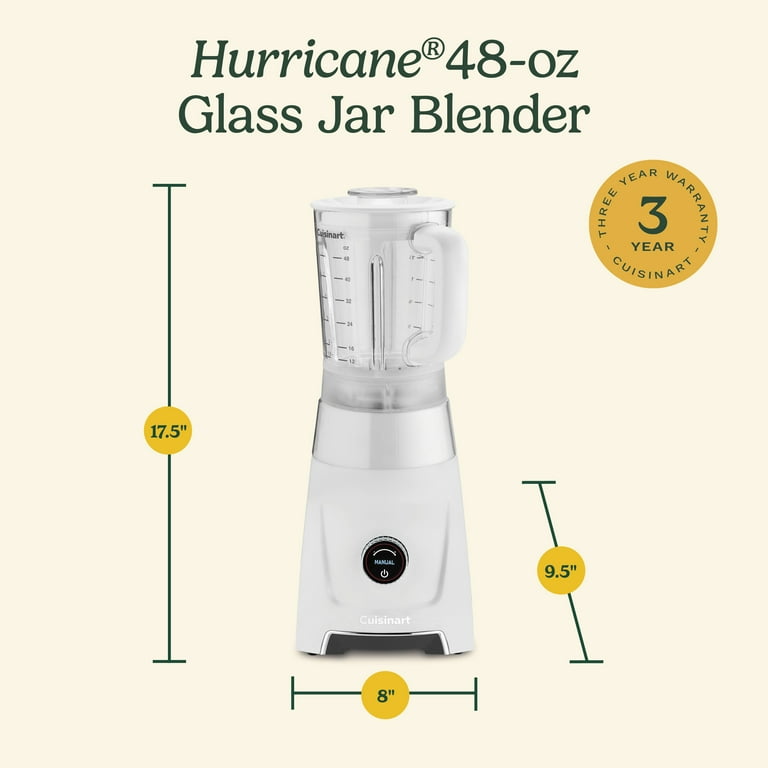 Cuisinart, Blender, BL-200, 48 oz Glass Jar with Digital Display