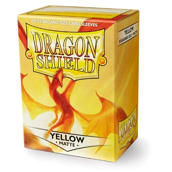 Dragon Shield Matte Card Sleeves - Yellow (Standard, 100ct)