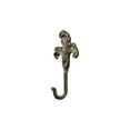 thumbnail image 4 of FantasHome Wall Mounted Cast Iron Home Décor Single Hook - Iris Flower, 4 of 5