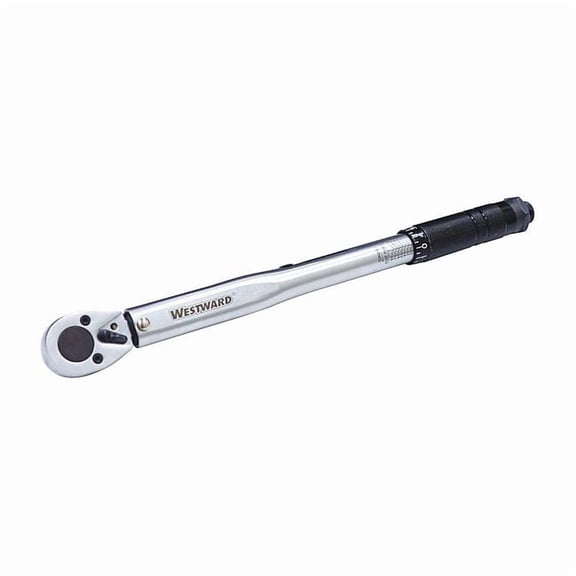Westward Micrometer Torque Wrench,3/8Dr,CW 4DA95
