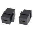 thumbnail image 2 of USB 3.1 1 tipo C Keystone a Jack acoplador inserta puerto de enchufe negro FLhrweasw Nuevo, 2 of 5