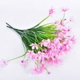 Flower Bouquet, Plastic Realistic Fake Flowers, Pink Fake Flowers Bulk