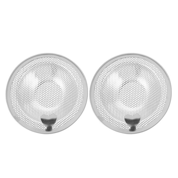 LABSERRON 2Pcs 3 Inch Anti-Clogging Stainless Steel Sink Strainers for Bathtub Drains