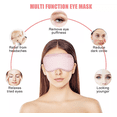 thumbnail image 3 of "Máscara De Ojos Para Dormir De Seda Natural Antifaz De Sueño Rosa ", 3 of 5