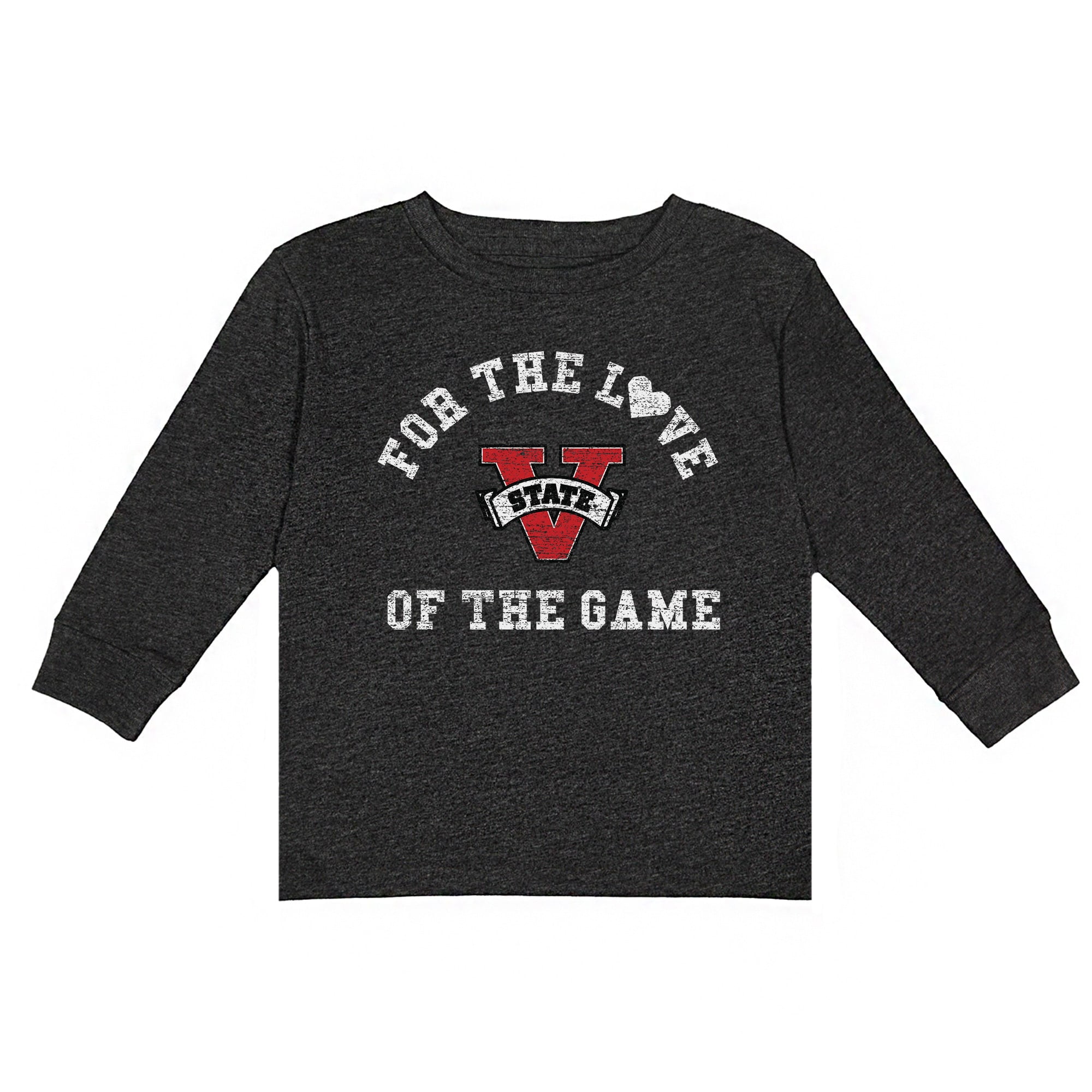 Toddler Charcoal Valdosta State Blazers For the Love Long Sleeve T-Shirt -  Walmart.com