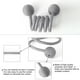 thumbnail image 3 of Sujetador de Cortina de 25.6 Pulgadas Clips para Cortinas, 3 of 7