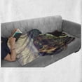 thumbnail image 6 of Canyon Soft Flannel Fleece Throw Blanket, View of the Canyon with a Narrow Long River Line Prehistoric Forces Nature, Cozy Plush for Indoor and Outdoor Use, 50" x 70", Multicolor, by Ambesonne, 6 of 6