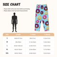 thumbnail image 2 of Pajama Pants Women, Donuts Sweatpants Soft Sleep Lounge Pants, Casual PJ Bottoms Pants with Pockets, 2 of 5