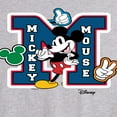 thumbnail image 2 of Disney - Mickey Mouse - Large Letter M Collegiate - Men's Jersey Tank Top, 2 of 4