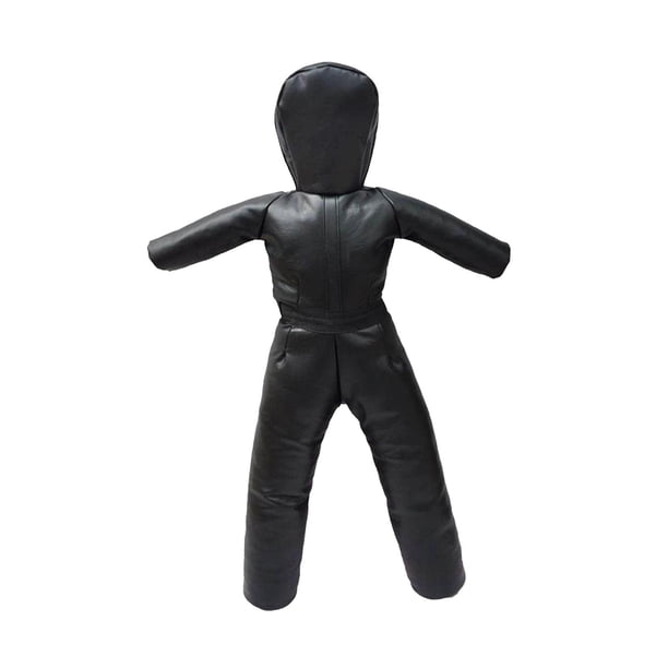 Muñeco de entrenamiento de lucha, maniquí de Jiu Jitsu, maniquí de práctica sin relleno, multifunción Negro