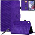 thumbnail image 1 of GSFY Case for Galaxy Tab A7 Lite 8.7 inch 2021, PU Leather Wallet Stand Protective Shell with Stylus Holder for Samsung Galaxy Tab A7 Lite 8.7 2021 Tablet SM-T220/T225/T227, Purple Blocks, 1 of 7