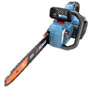 SENIX 60V 16 Battery Chainsaw Brushless Electric Chainsaws Cordless Chain Saw with 4Ah Battery & Charger Garden Tool for Trees, Pruning, Branch Trimming CSX6-M