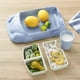 thumbnail image 3 of 4 unids/set de vajilla de bambú, juego de cena para niños pequeños, juego de vajilla para niños, , tazón, taza, utensilios, cubiertos, respetuoso Azul Baoblaze Placa de servicio, 3 of 8