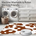 thumbnail image 5 of ODIKA 8'x10' Machine Washable Non-Slip Area Rug, Bold Abstract Spots High Traffic Rug, Brown, 313166, 5 of 7