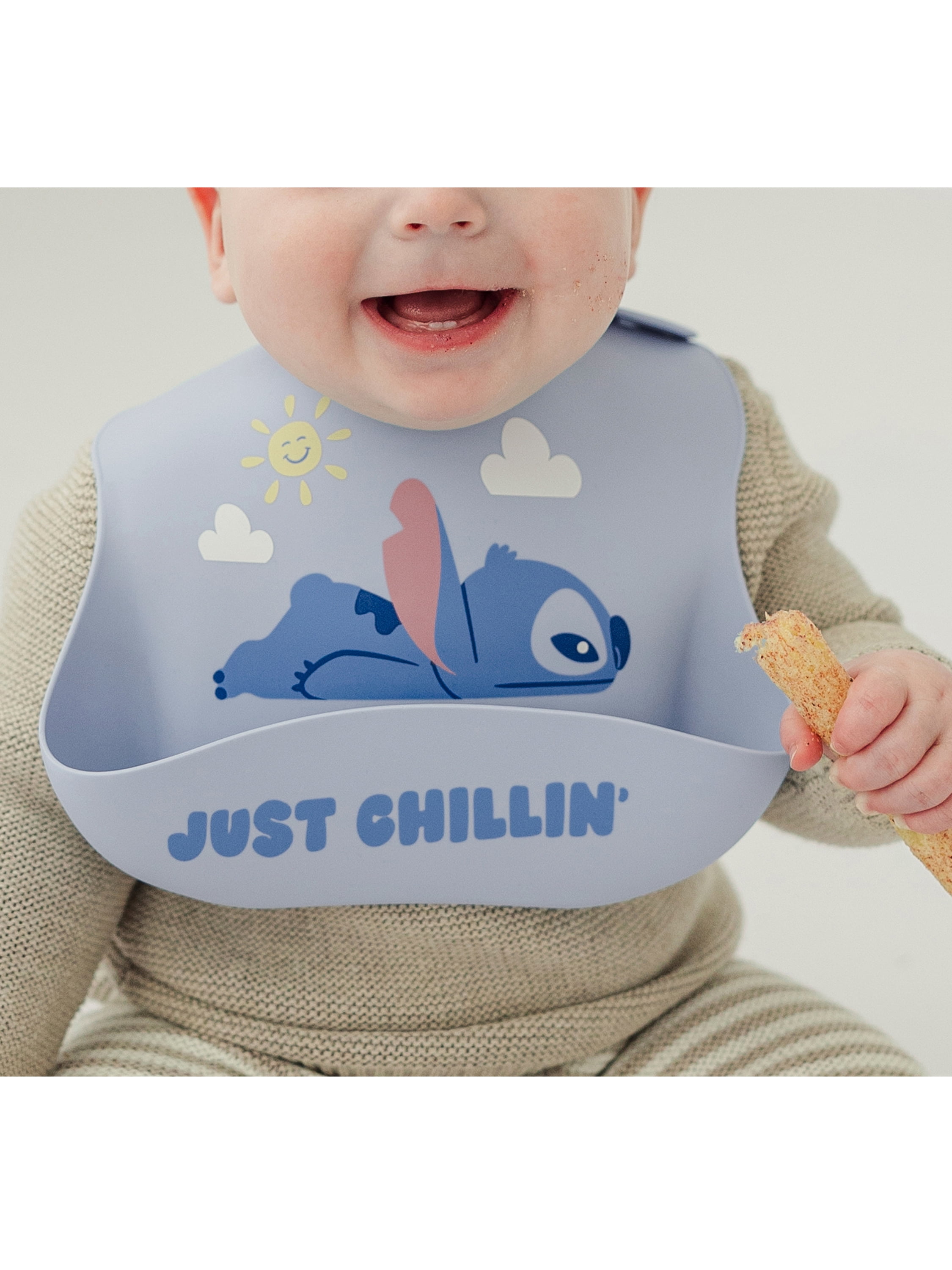Disney Stitch Silicone Infant Unisex Bib