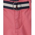 thumbnail image 2 of Pantalones cortos The Children's Place de sarga chino de algodón con cinturón para niños, 2 of 5