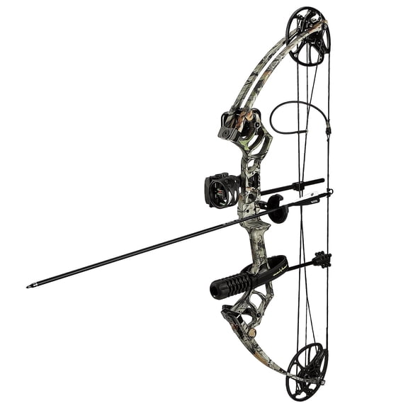 Archery Ready to Hunt Compound Bow Package for Adults and Teens,25"-31" Draw Length,0-70 Lbs Draw Weight ,up to IBO 320 fps,Lightweight Design Bow ,Fully Adjustable