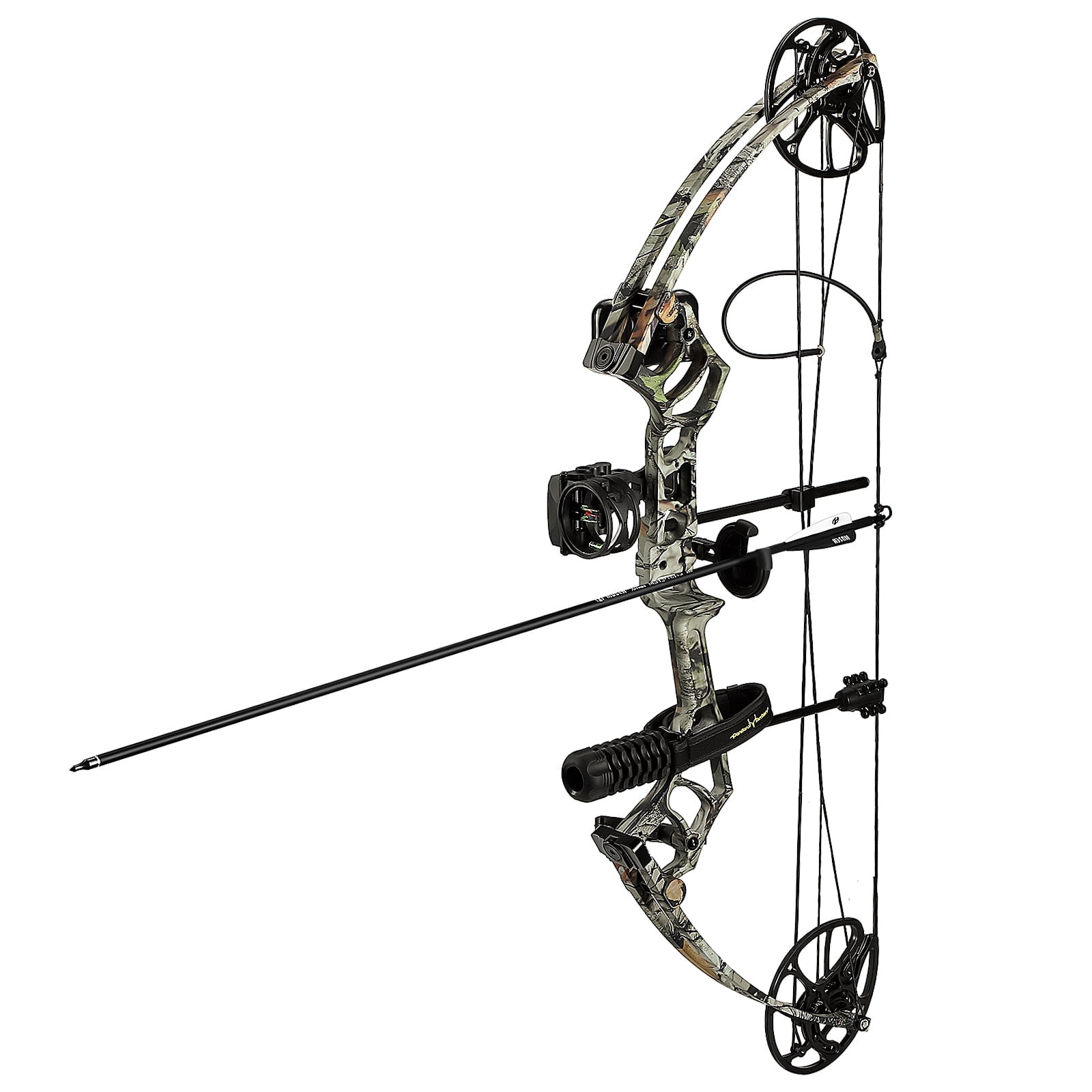 Archery Ready to Hunt Compound Bow Package for Adults and Teens 25 -31 Draw Length,0-70 Lbs Draw Weight up to IBO 320 fps,Lightweight Design Bow Fully Adjustable