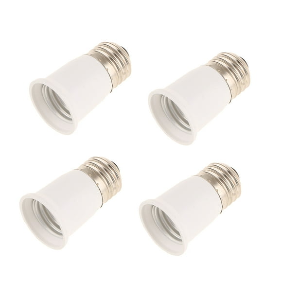 BELOVING 4 Lamp Socket Holder Adapter Extender Light Bulb Extended Socket E26 to E26