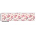 thumbnail image 3 of Ambesonne Nature Fabric by the Yard Upholstery, Traditional Oriental Roses, 1 Yard, Dark Pink Taupe Grey, 3 of 5